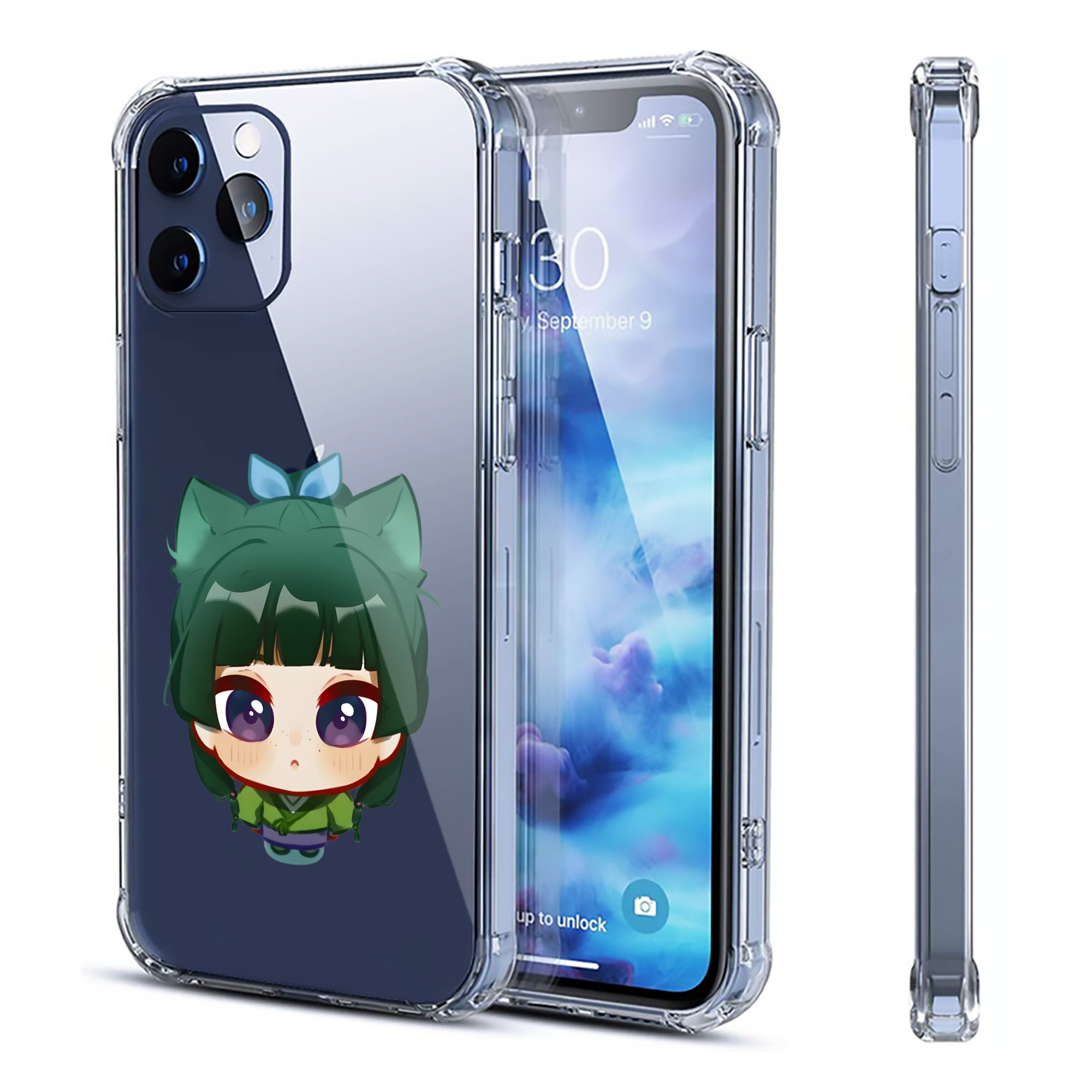 （画像用） 薬屋のひとりごと The Apothecary Diaries 【iPhone 12シリーズ対応】透明スマホケース（クリアソフトケース）